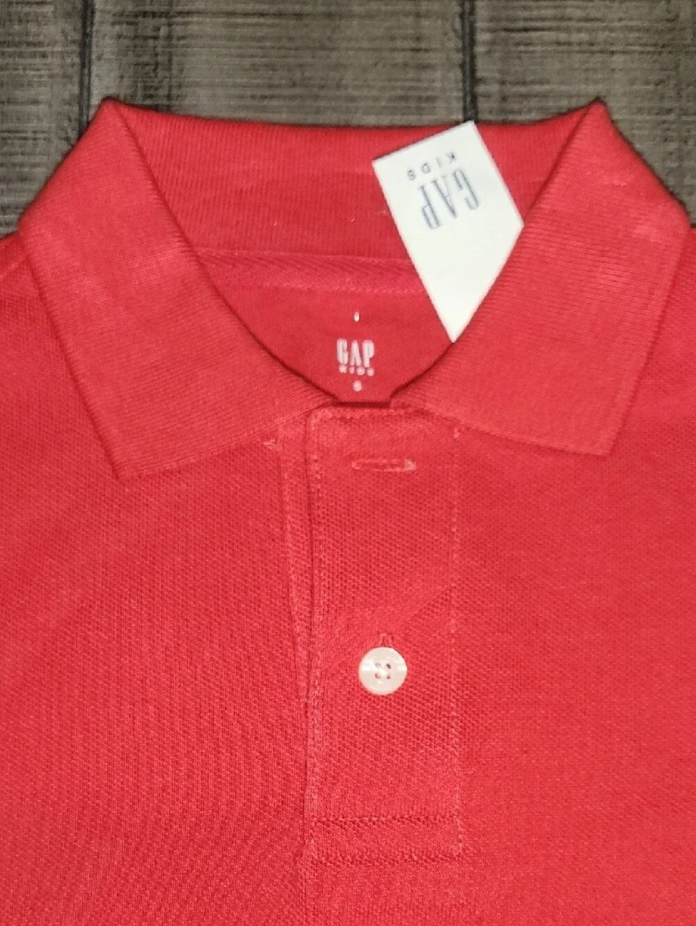 NWT Gap Kids Red Polo Shirt - Classic Short Sleeve